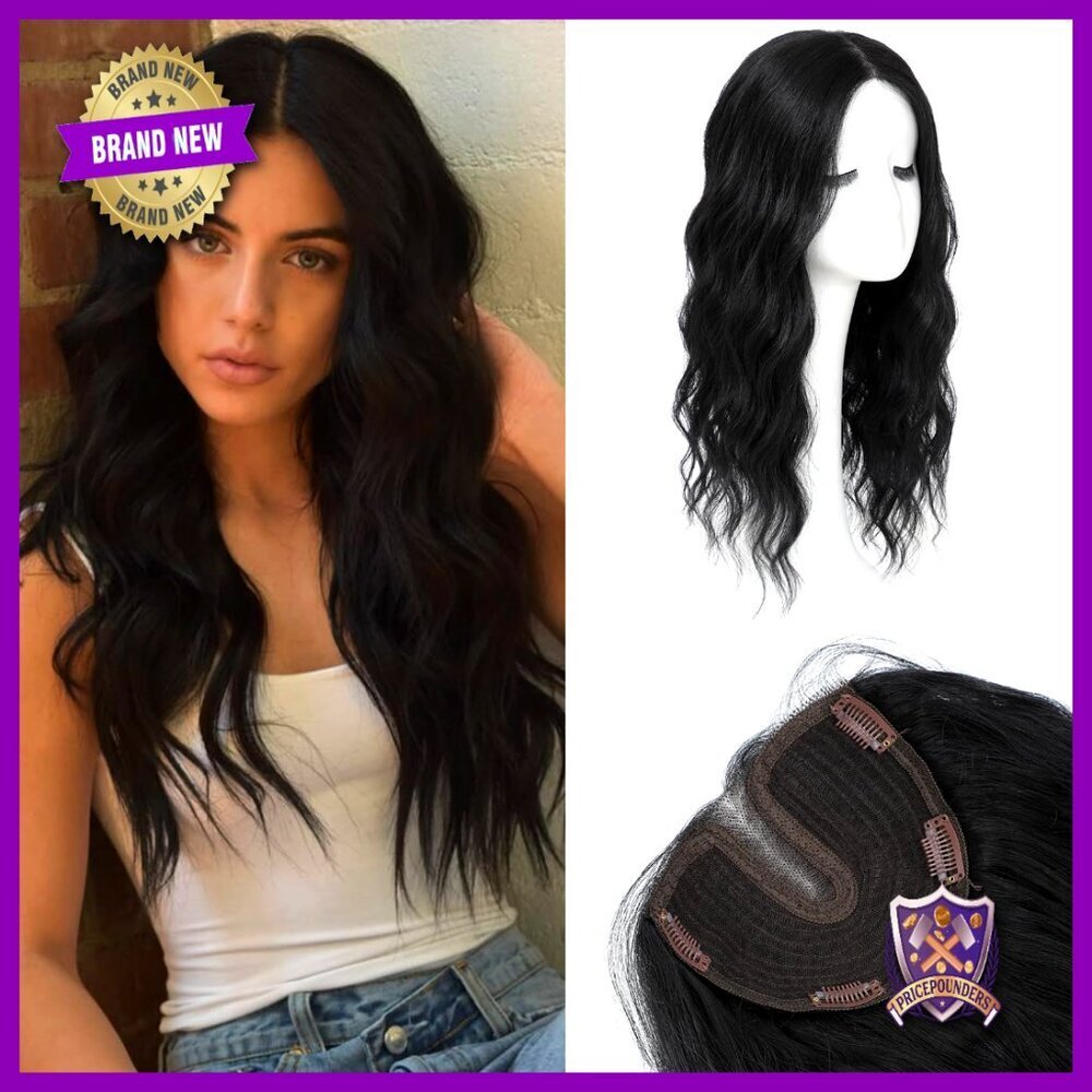 Synthetic Hair Topper 20 Inches Curly Volume Clip-In Heat-Friendly Styling